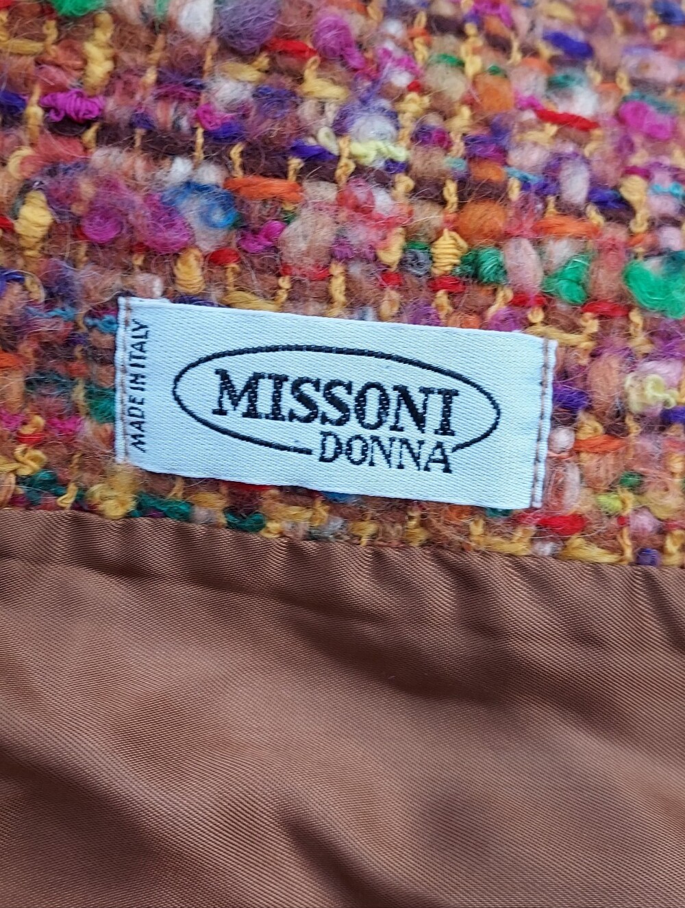 Missoni Donna Colorful Cocoon Coat - Picture 2 of 11